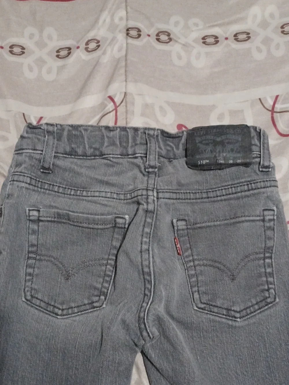 Levi's 510 Gray Skinny Jeans For Boys Size 10